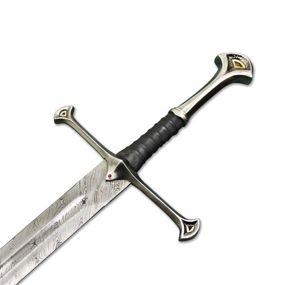 LOTR Anduril Narsil Aragon's Sword Damascus Steel from lord of the rings