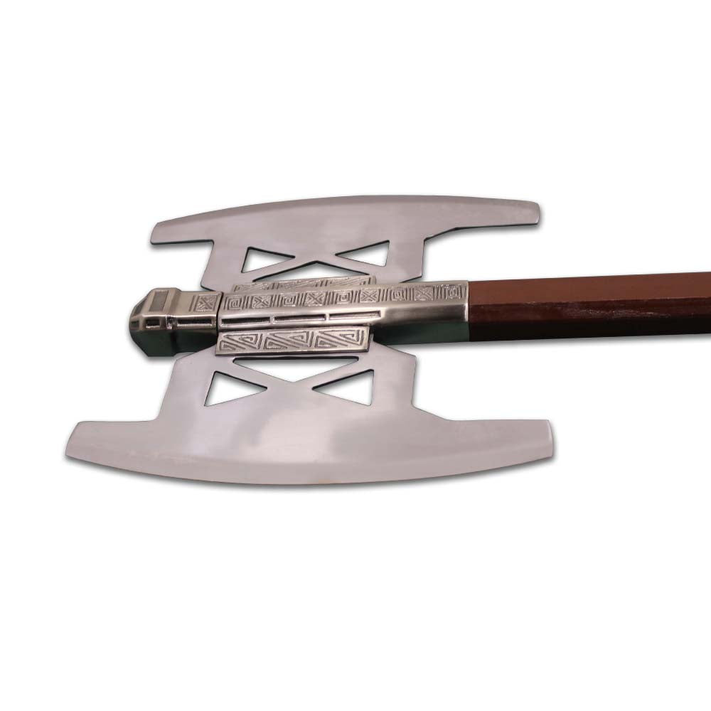Gimli armor battle axe lord of the rings for sale silver plated 