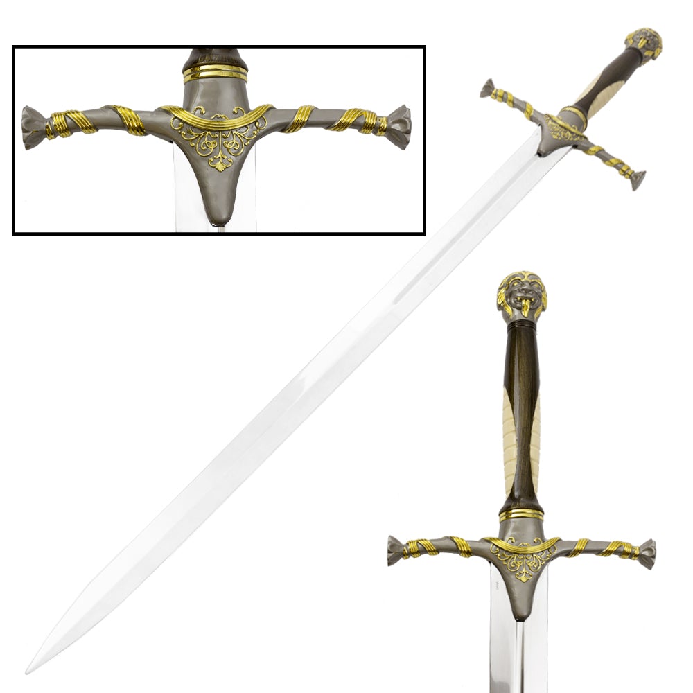 The Sword With Lion Head Fantasy Long Sword Medieval Collective 