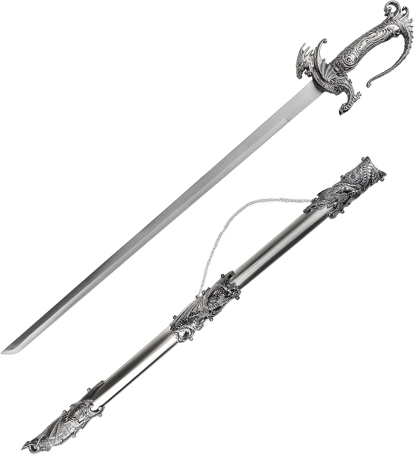 Saint George Dragon Saber Fantasy Knight Sword 