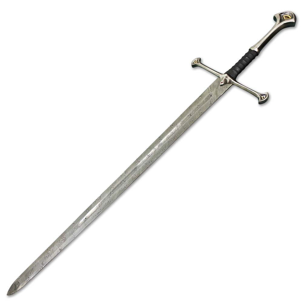 LOTR Anduril Narsil Aragon's Sword Damascus Steel from lord of the rings