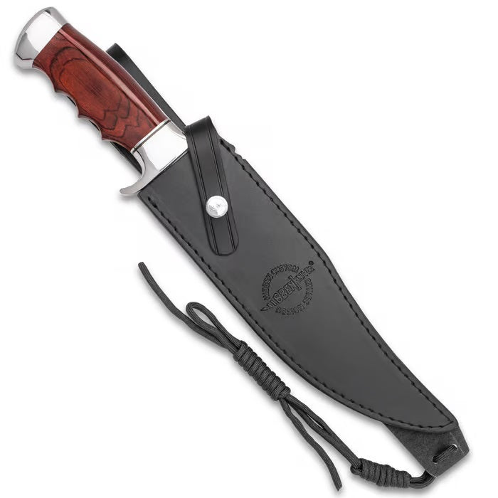 Gil Hibben Legionnaire Bowie Knife II With Leather Belt Sheath