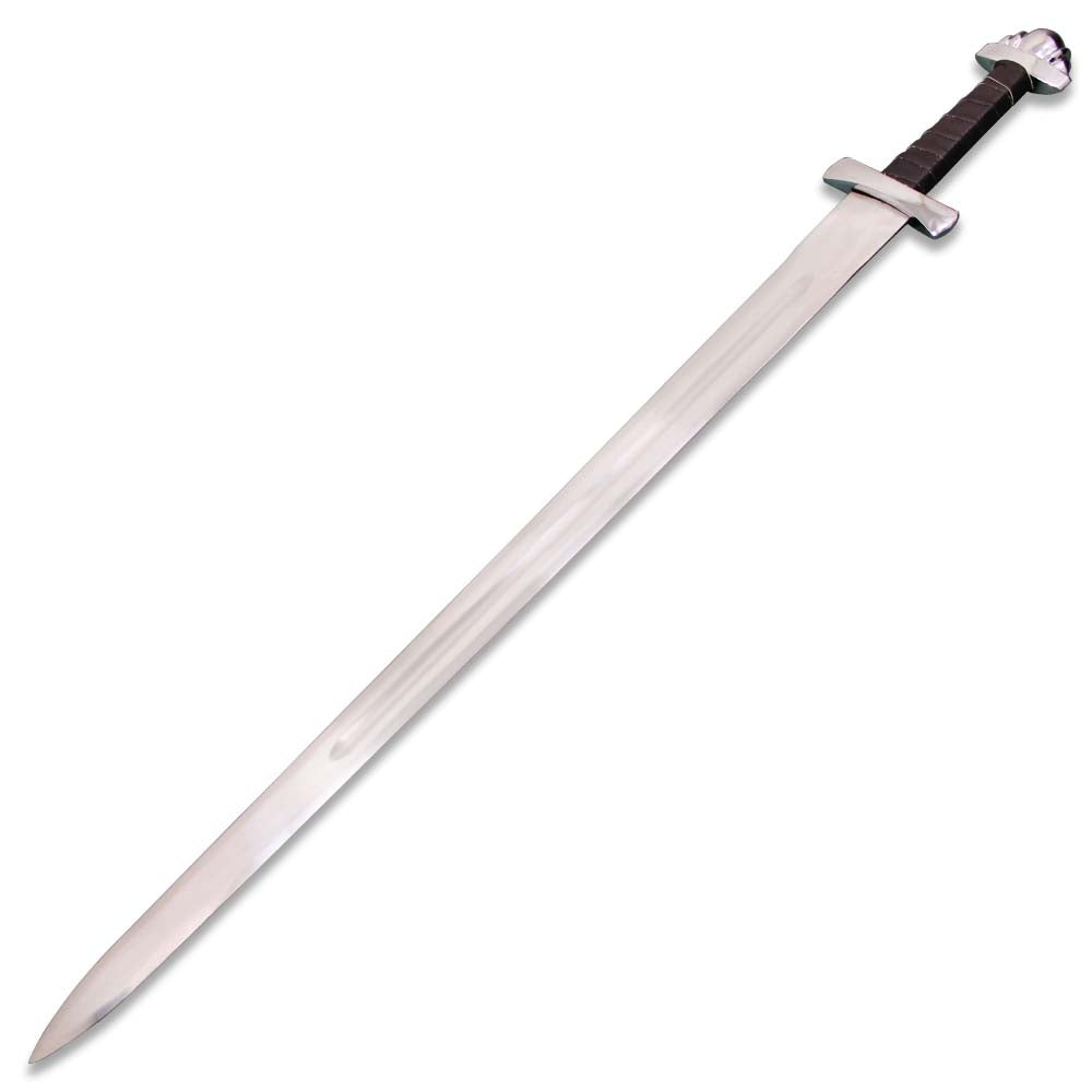 Authentic Battle Ready Viking Long Sword Type XXII Oakshott w Leather Scabbard