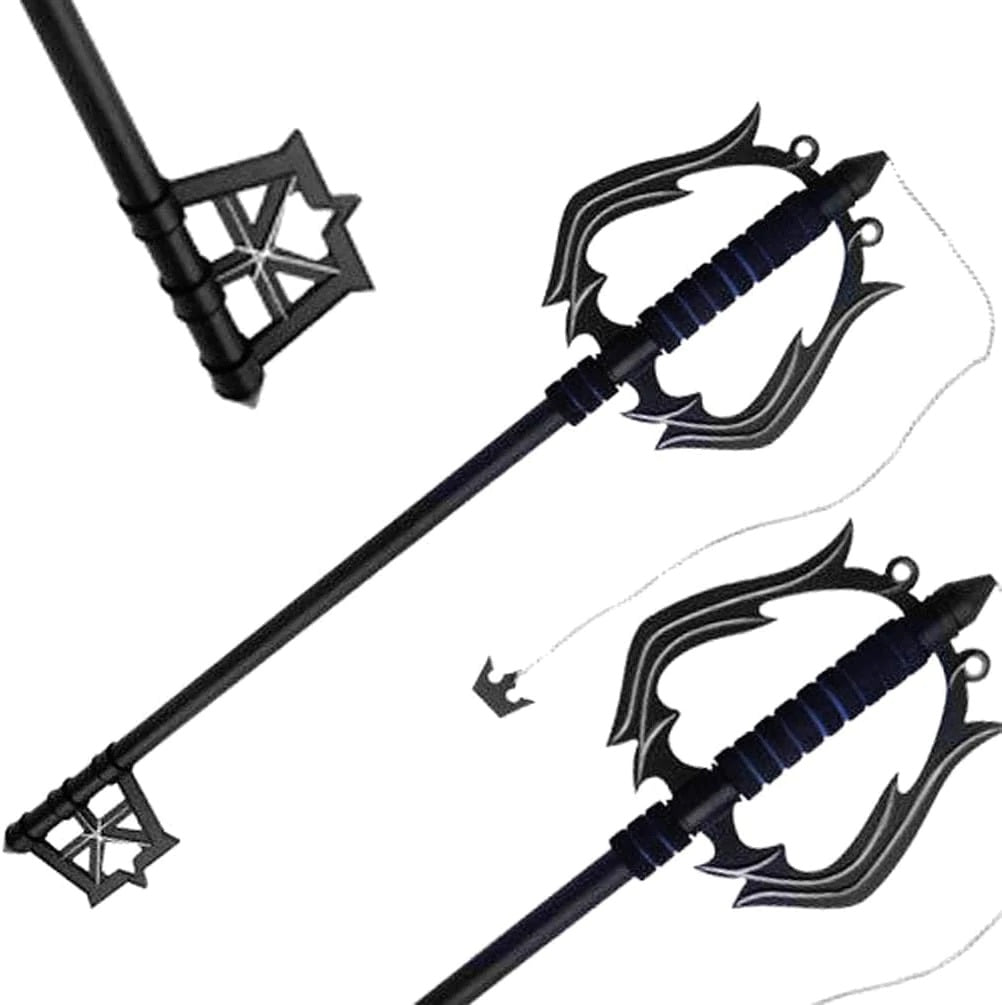 Fantasy Black Metal kingdom hearts Oblivion Keyblade Replica Sword