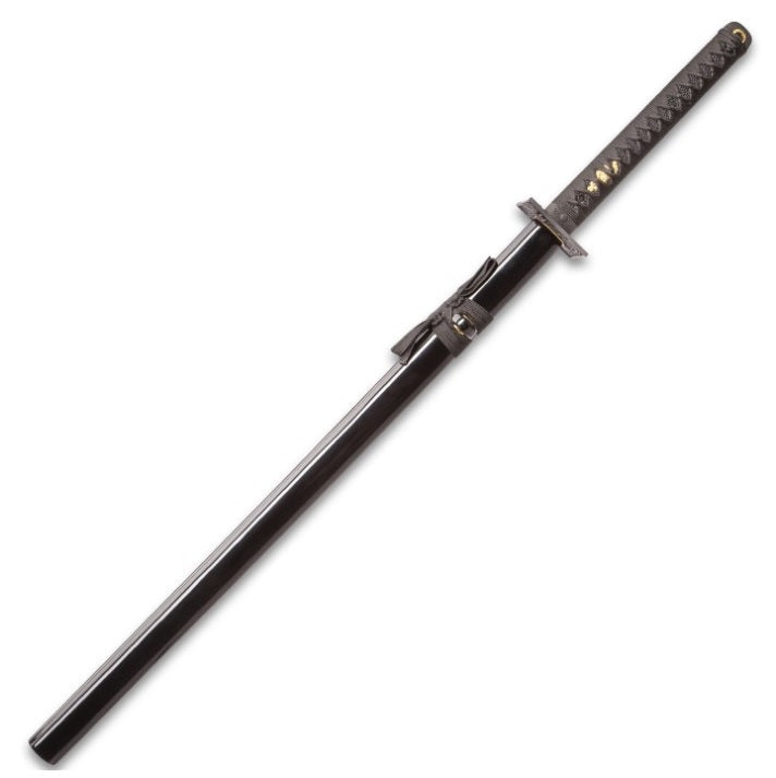 Samurai Sword Shinwa Black Knight Handmade Katana / Hand Forged Black Damascus Steel