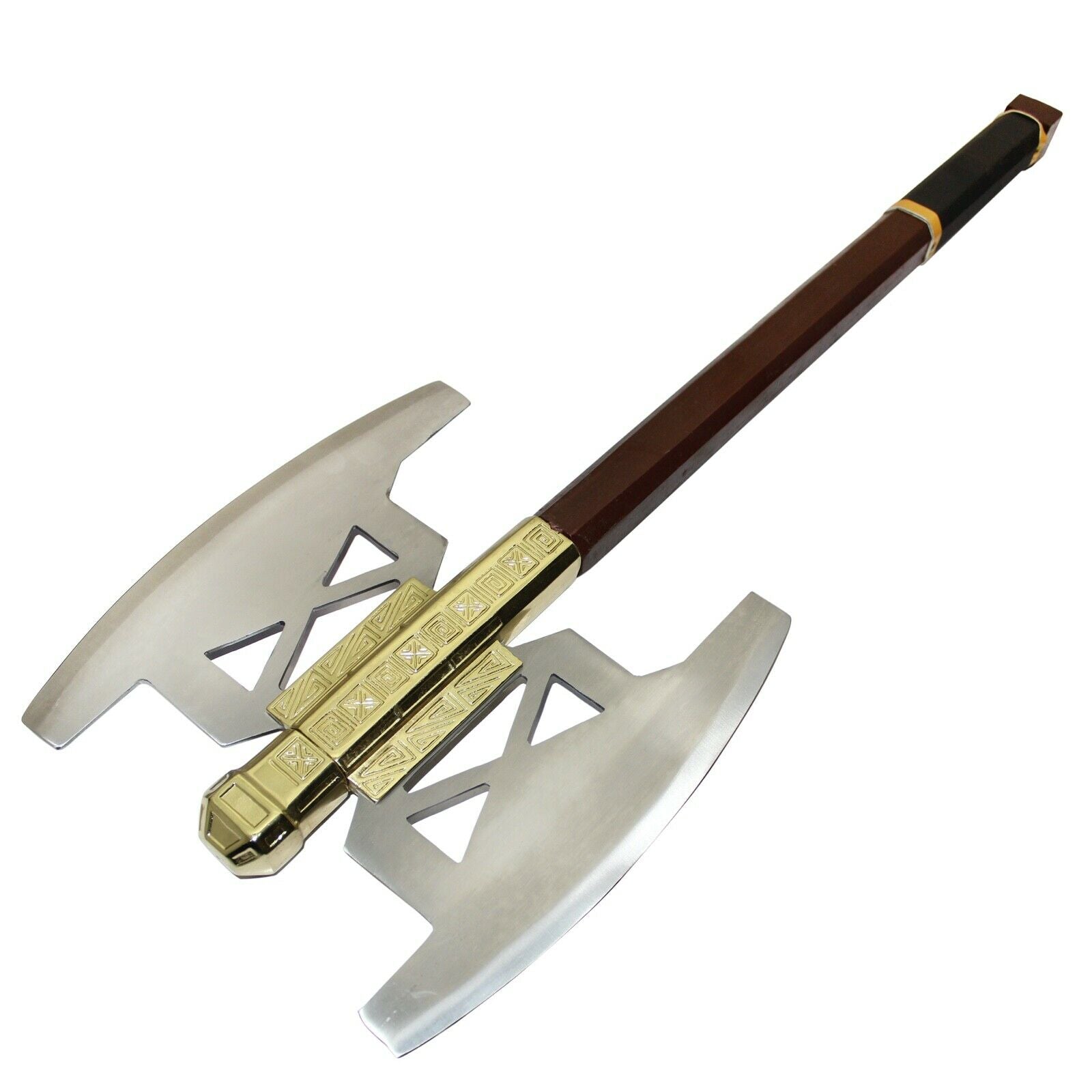 Gimli armor battle axe lord of the rings for sale Gold Plated